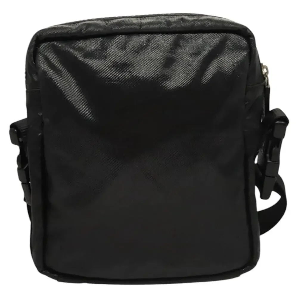 Chanel Coated Canvas Sports Shoulder Bag Black